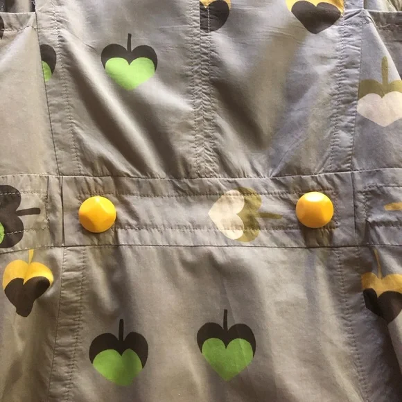 Marc by Marc Jacobs Y2K Heart Leaves Pinafore Dress. - Picture 6 of 8